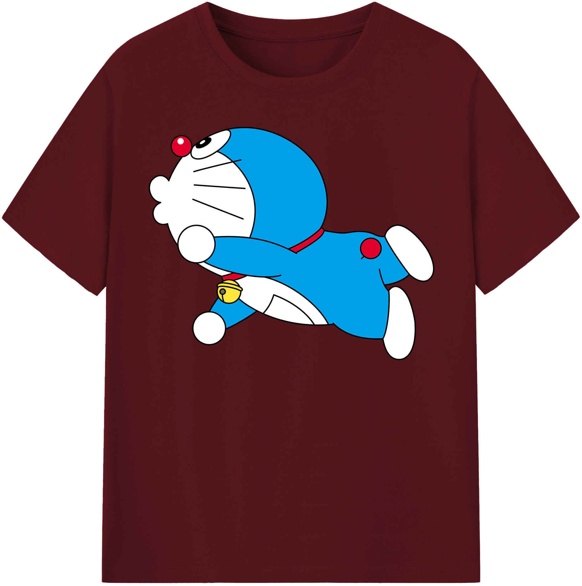 （画像用） ドラえもん Doraemon 綿100％半袖Tシャツ（フロントプリント）